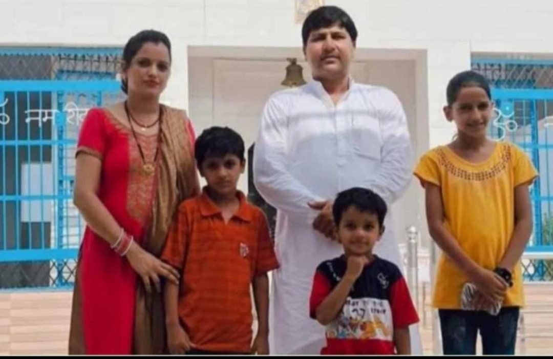 पत्नी पर शक के चलते भाजपा नेता ने पत्नी व बच्चों को मारी गोली तीन बच्चों की मौत