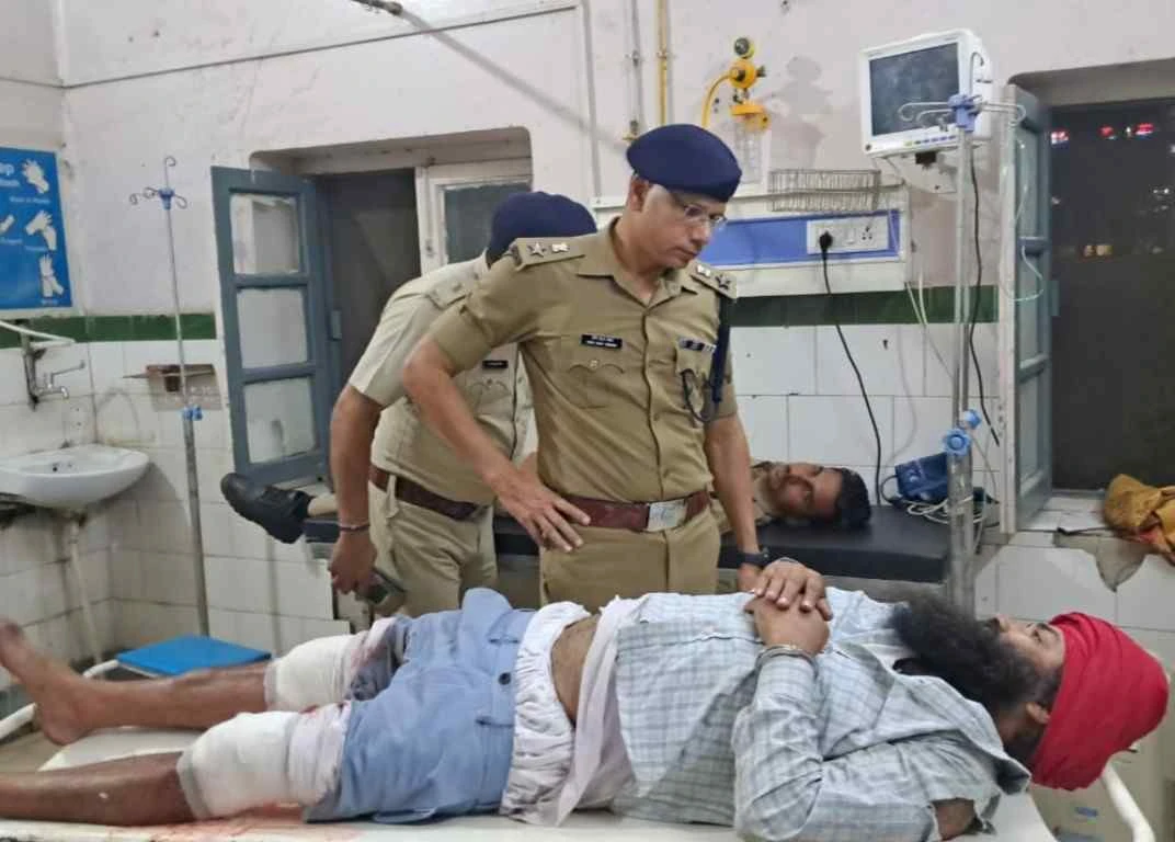 बाबा तरसेम सिंह हत्याकांड के मुख्य आरोपी सरबजीत सिंह की पुलिस से मुठभेड़ दोनों पैरों पर लगी गोली